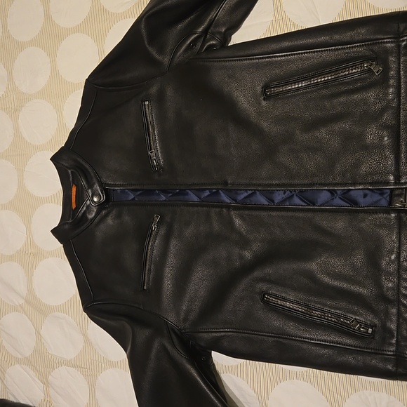 Other - Dockers mens heavy leather jacket, 100% genuine leather,